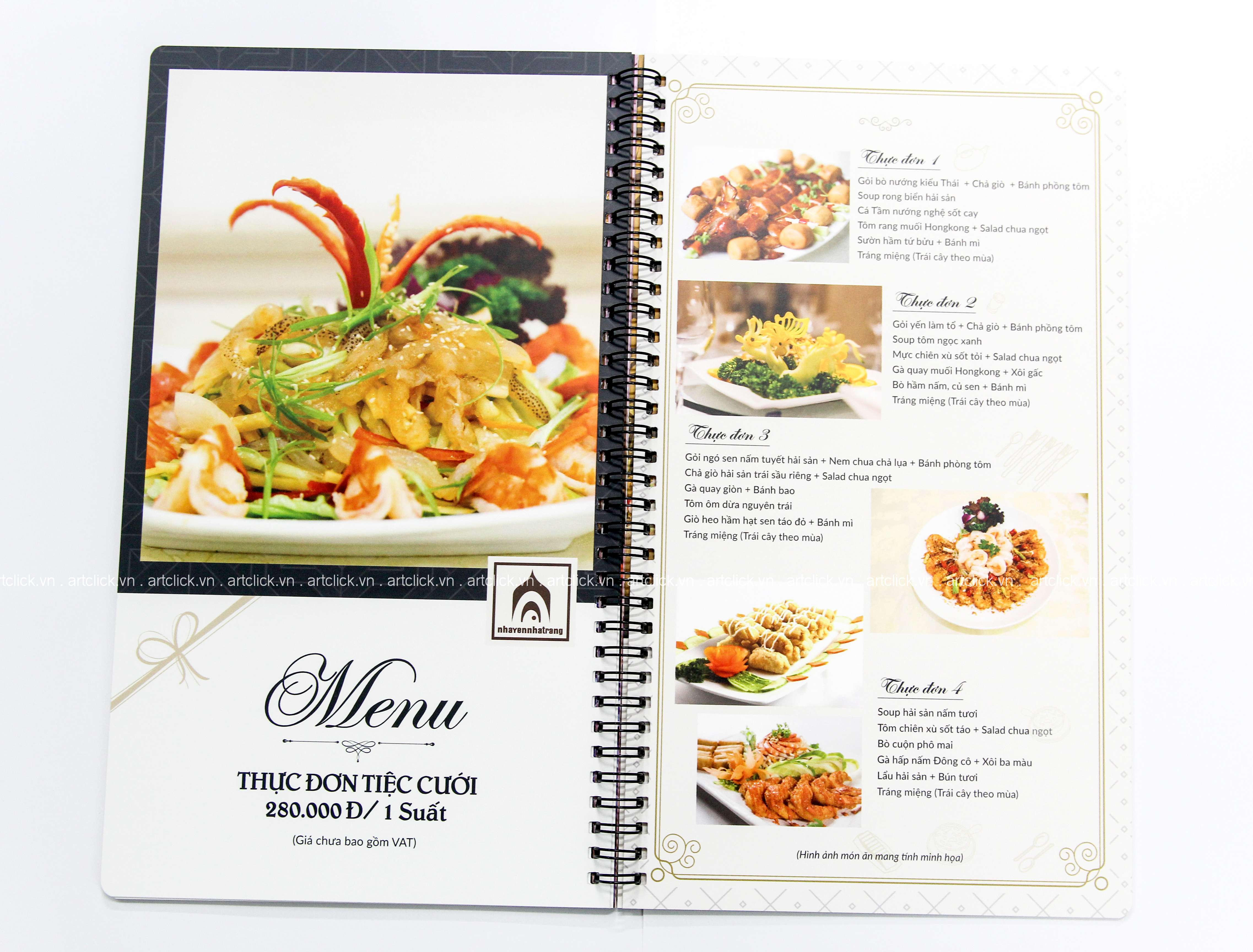 Menu nước uống