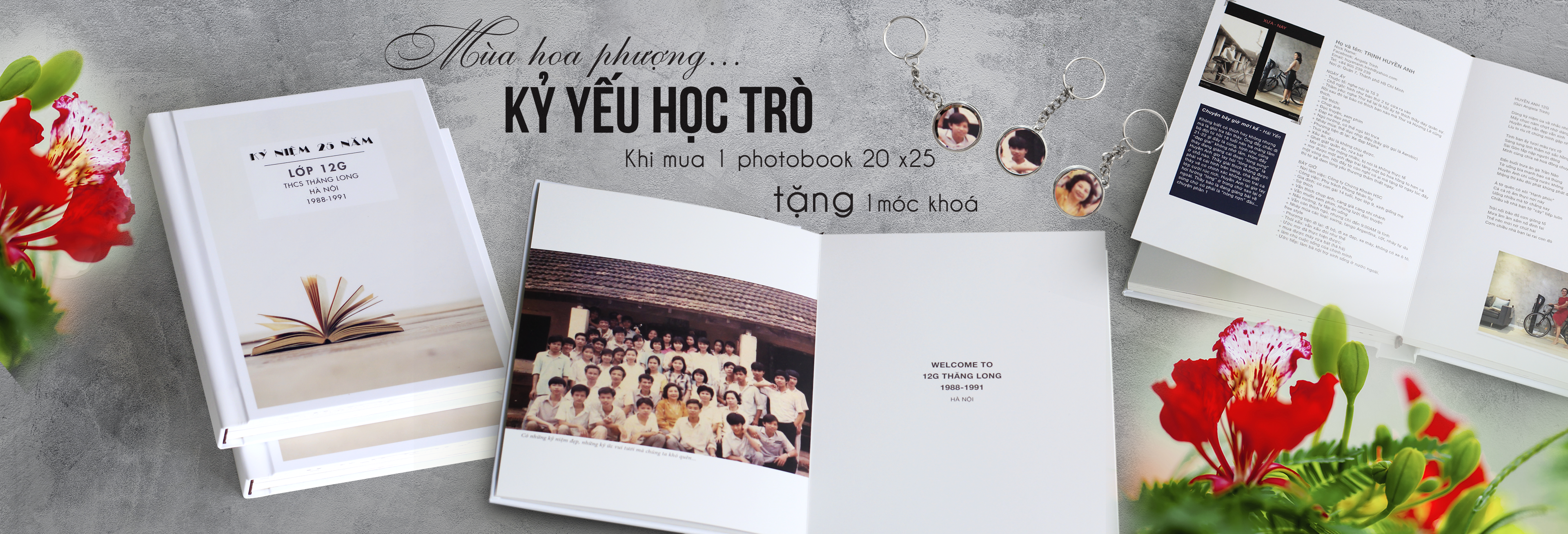 Ky yeu tuổi học trò - tặng móc khóa